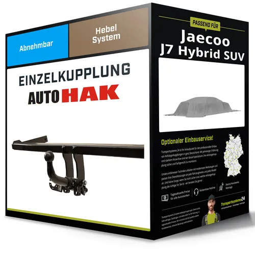 Produktbild Abnehmbare Auto Hak Anhängerkupplung für Jaecoo J7 SUV (07.2024-jetzt)