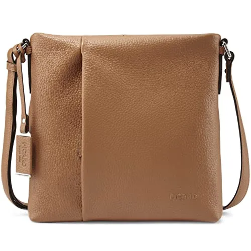 Picard Damen Schultertasche PURE - Echtleder, handgemacht mit Reißverschluss, ideal für Alltag und Ausgehen