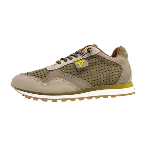 Cetti Sneaker Low Herren 31373236373036 Beige 46 EU - Sneaker aus handgearbeitetem Leder mit einzigartigem Used-Look, atmungsaktiv und mit wechselbarem Lederfußbett – ideal für modebewusste Herren.