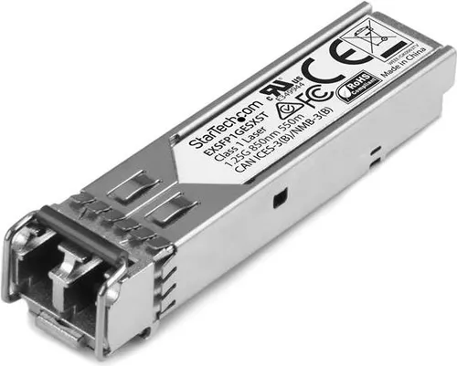 StarTech.com Juniper EX-SFP-1GE-SX kompatibel SFP Transceiver Modul - Netzwerk-Switches, 100 % Kompatibilität, lebenslange Garantie und niedriger Stromverbrauch unter 1 W für effiziente Netzwerklösungen.
