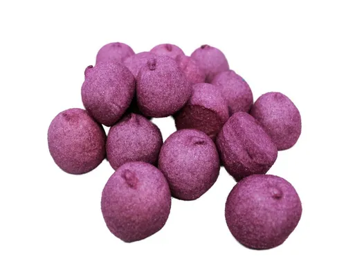 Tri D Aix Süßigkeit, Mellow Speckbälle lila große gezuckerte Schaumzuckerbälle 1000g