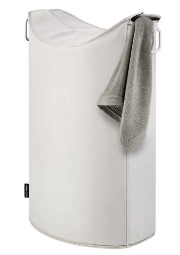 Blomus Wäschesammler Frisco, faltbar und stilvoll in weiß von Blomus