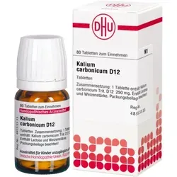 Kalium Carbonicum D 12 Tabletten 80 St