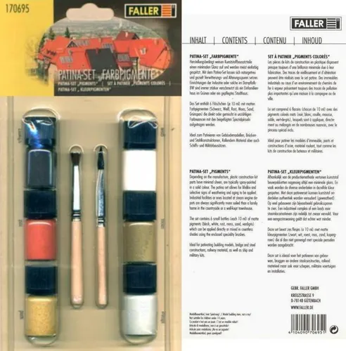 Faller 170695 - Patina - Set Farbpigmente