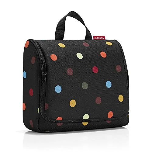 reisenthel toiletbag XL dots - praktischer Kulturbeutel mit Haken - Reisetaschen für komfortables Reisen: Die wasserabweisende toiletbag XL bietet viel Platz, einen abnehmbaren Spiegel und praktische Aufbewahrungsmöglichkeiten für alle Reiseutensilien.
