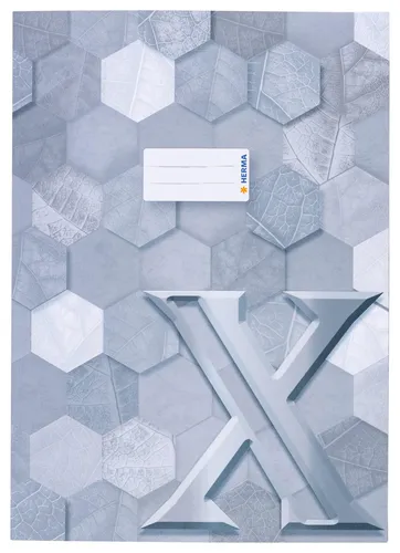 HERMA Heftumschlag X grau DIN A4 21,0 x 29,7 cm 20090