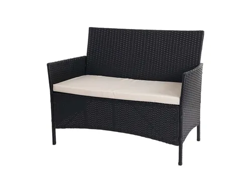 Proregal Sitzbank Anthrazit, 2-Sitzer, 106x83x60 cm, modern und elegant