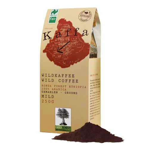 Kaffa Wildkaffee - mild gemahlen 250g | ORIGINAL FOOD