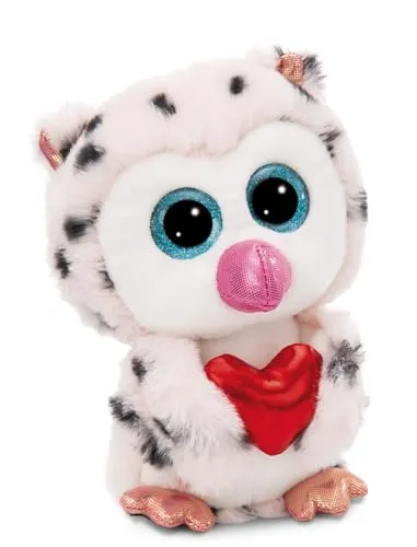 NICI Kuscheltier Eule GLUBSCHIS Lowidou 15cm pink - Stofftier aus weichem Plüsch, niedliches Plüschtier zum Kuscheln und Spielen, für Kinder & Erwachsene - tolle Geschenkidee - 49263
