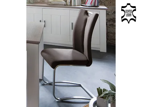 Freischwinger MCA ARTOS 2XL in braun von MCA Furniture