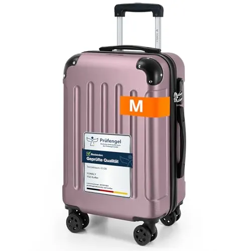 YONSLY Gepäck Suitcase Reisekoffer M