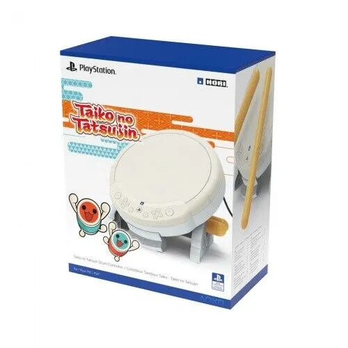 Taiko No Tatsujin Trommel-Controller für PS4/5/PC - Controller für ein einzigartiges Spiel-Erlebnis, verkabelt und kompatibel mit Sony PlayStation 5, ideal für rhythmusbegeisterte Gamer.