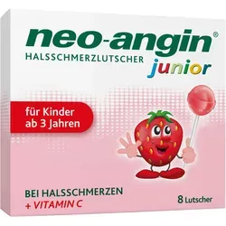 Neo-angin junior Halsschmerzlutscher 8 St von Klosterfrau
