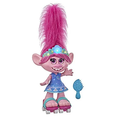 Trolls Les 2 DreamWorks World Tour Poppy Dancing Hair Doll von Hasbro