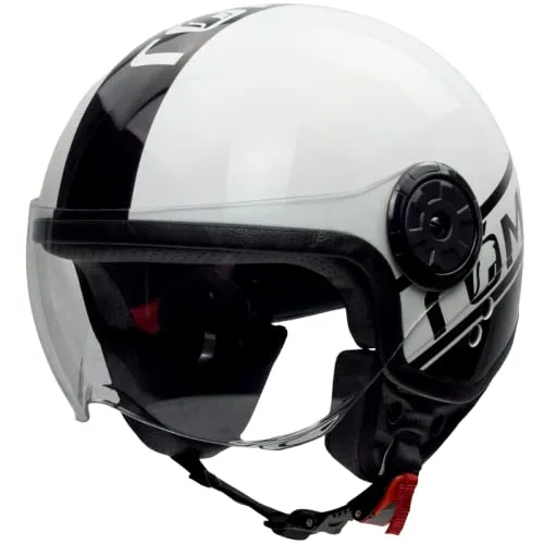 Römer Helmets Römer Jethelm Fight Weiß/Schwarz Glänzend, Weiß, Größe M