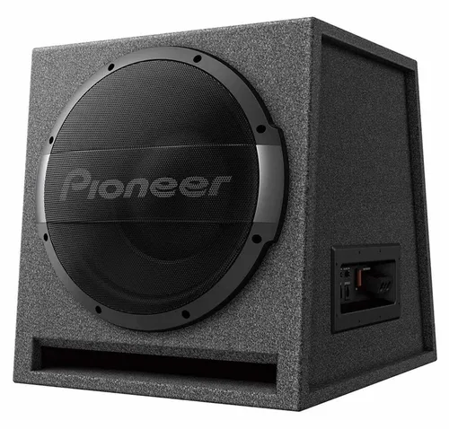 Pioneer TS-WX1210AH Aktivsubwoofer 30 cm - Car-HiFi-Lautsprecher mit 1500 W Leistung, kompaktem MDF-Gehäuse und IMPP-Membran für kraftvollen Bass im Kofferraum.