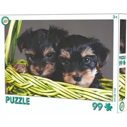 Zoo & Farm Puzzle, Spaßiges Tiermotiv für Kinder Hund 99 Teile