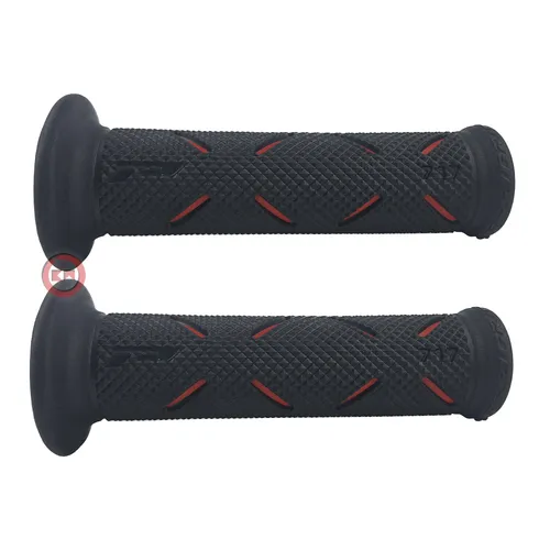 Produktbild Paar 2 Handgriffe PROGRIP 717 Rot Universal Soft-Touch Superbike Strada Motorrad