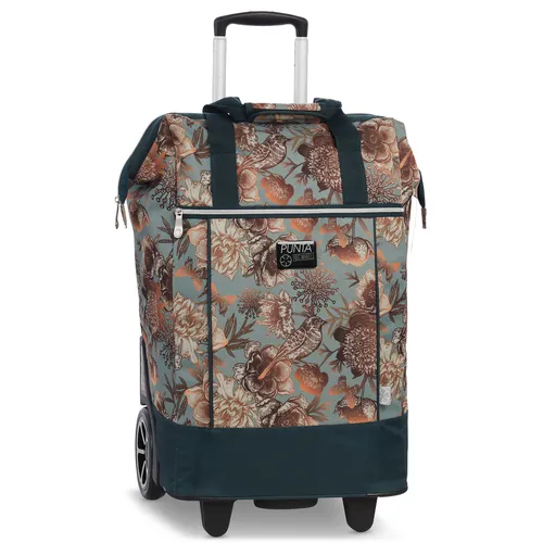 Einkaufstrolley Big Wheel graugrün/dunkelgrün