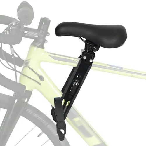 BYZESTY Kindersitz Fahrrad, Kinder Fahrradsitz, Kindersitz Fahrrad Vorne mit Lenker und Pedalen, Abnehmbarer Kinderfahrradsitz für Mountainbike für Kinder Von 2 Bis 6 Jahren