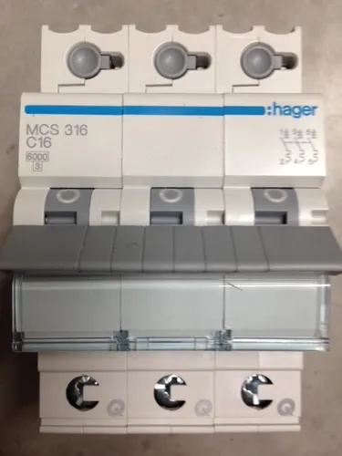 Hager LS Sicherungsautomat Leitungsschutzschalter MBN/MCN/MBS/MCS - 1/3-polig
