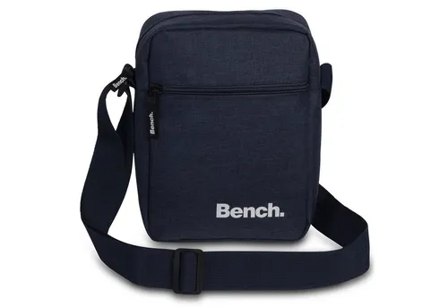Bench. Crossbody Bag Umhängetasche - Dunkelblau / Weiß - Umhängetasche für Damen, ideal für die Freizeit, verstellbare Träger und stylisches Design in Dunkelblau / Weiß.