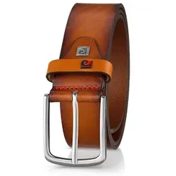 Pierre Cardin Ledergürtel braun 145 cm in braun von pierre cardin