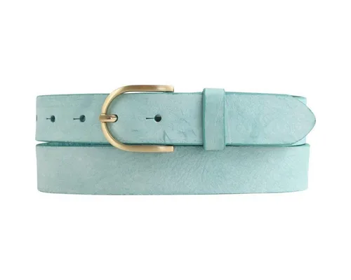 BELTINGER Ledergürtel Damen-Gürtel aus weichem Vollrindleder Vintage-Look 3 cm - Leder-Gürte (1-St) weiches Leder, Gürtelschnalle in Gold Vintage