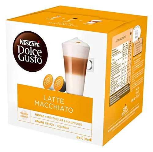 Nescafe Dolce Gusto Latte Macchiato, 1er Pack (1 x 16 Kapseln)
