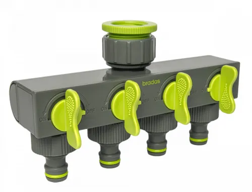 Bradas - Lime Line Hahnanschluss mit 4-Anschlüssen