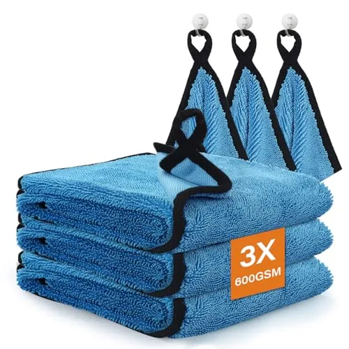 WUFANC Trockentuch Dusche 3er Pack