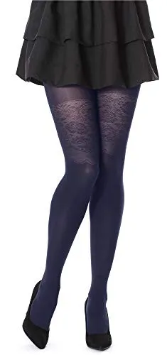 Merry Style Damen Strumpfhose 40 DEN MSFI003 (Dunkelblau, 2-S)