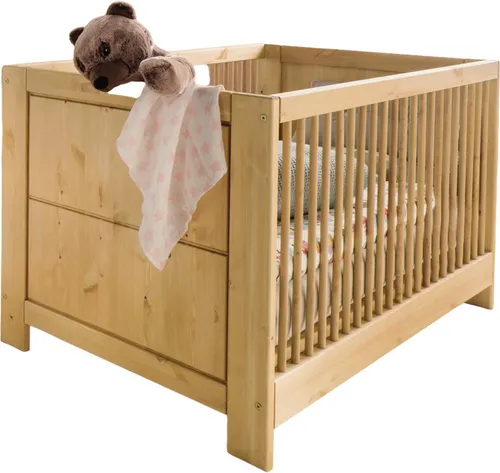 Kinderbett Vita Kiefernholz Natur 70 x 140 cm von Natur24