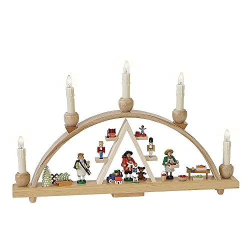 Glässer 01237 Schwibbogen Seiffener Weihnachtsmarkt
