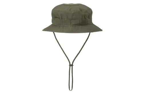 Helikon-Tex Sonnenhut Helikon-Tex CPU Boonie Mütze, Ripstop Gewebe, grün (1-St) Mesh Tunnel, Klettfläche, integriertes Schweißband