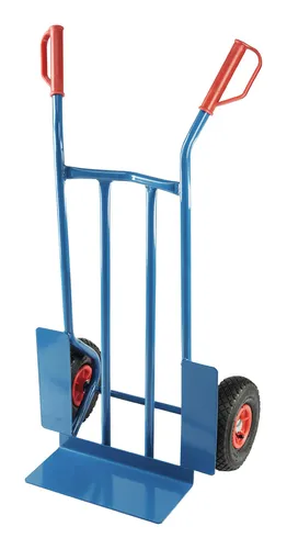Stahlrohrkarre 200 kg - Luftbereifung für optimalen Transport - Transportkarren mit einer Tragfähigkeit von 200 kg und Luftbereifung für leichten Transport auf unebenem Gelände.