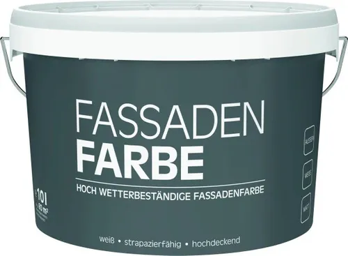 Produktbild Primaster Fassadenfarbe 10 L weiß