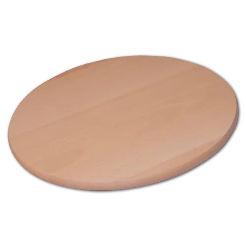 Servierteller drehbar Pizzateller Anrichte Servierplatte Drehteller 35 cm Buche