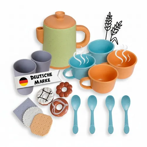 Kaffeeservice für die Kinderküche - Nachhaltiges Spielzeug für kleine Gastgeber