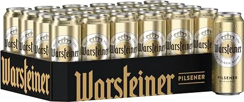 Warsteiner Premium Pilsener Dosen Tray (24 x 0.5L) von Warsteiner