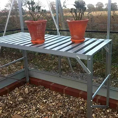 Produktbild Vitavia Aluminium-Tisch 1 Ebene blank eloxiert