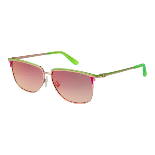 Guess Sonnenbrille GU00133 95U 56 Damen Grün in grün von Marcolin