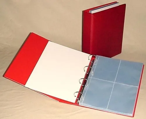 Autogrammkartenalbum-KOBRA-G54-S-A4-Schwarz-50-Hüllen-G54E-Für-400-Autogramme