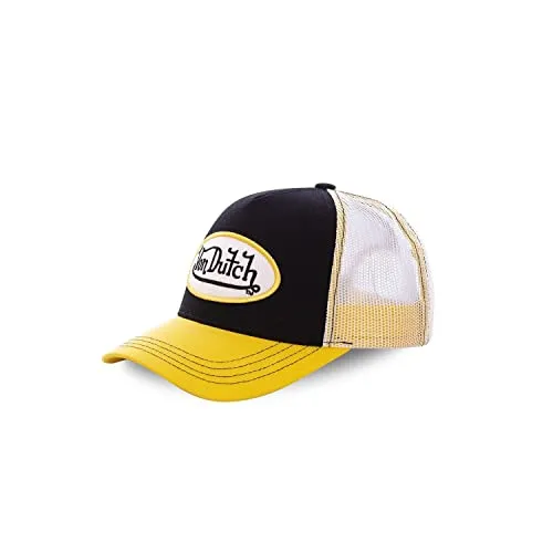 Von Dutch Originals Trucker Cap - COLOR Baseball Mesh - Trucker Caps für Stilbewusste, mit gebogenem Schirm, typischem Von Dutch Patch und verstellbarem Druckknopf-Verschluss für perfekten Sitz.