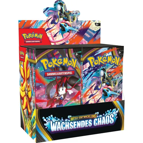 Pokemon  14107 Mega Entwicklung Wachsendes Chaos Booster NEU TOP