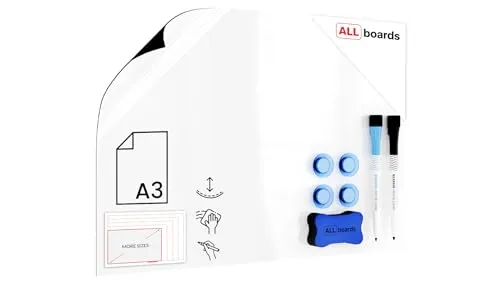 Magnetauflage A3-Format, trosckenabwischbar+ Zubehör