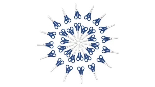 Betzold Bastelscheren rund oder spitz, Setgröße: 30 Stück, Ausführung: rund