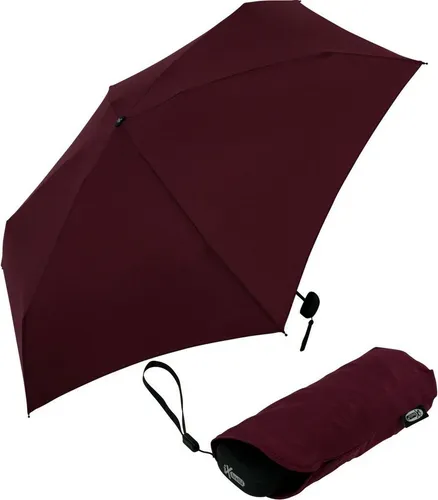 iX-brella Super Mini Taschenregenschirm - Taschenschirm - kompakt und leicht mit nur 18 cm Länge, öffnet sich auf 94 cm Durchmesser und ist ideal für Damenhandtaschen oder Reisen.