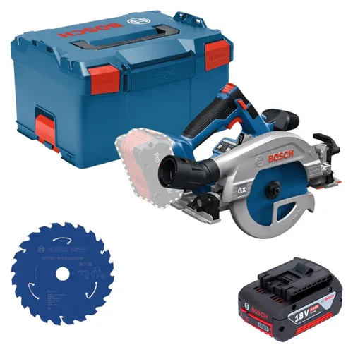 Bosch GKS 18V-57-2 GX Professional Akku Kreissäge mit 4,0 Ah Akku