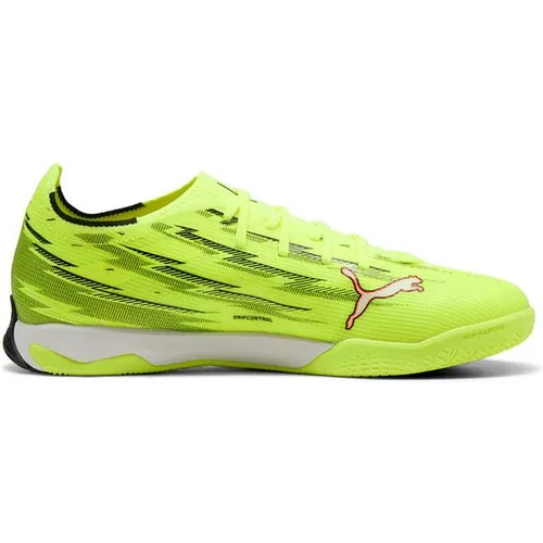 PUMA Herren Fussball-Hallenschuhe ULTRA 6 MATCH IT - Entfessle dein Spiel mit den ULTRA 6 Hallenschuhen. Das innovative Funktions-Mesh sorgt für Leichtigkeit und Stabilität, während die abriebfeste Sohle für perfekten Grip auf Hallenböden sorgt.